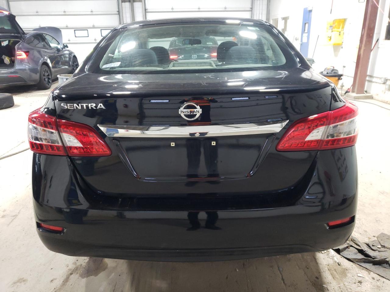 2015 Nissan Sentra VIN 3N1AB7APXFY344326 Copart auction photo, front end / side damage thumbnail 6