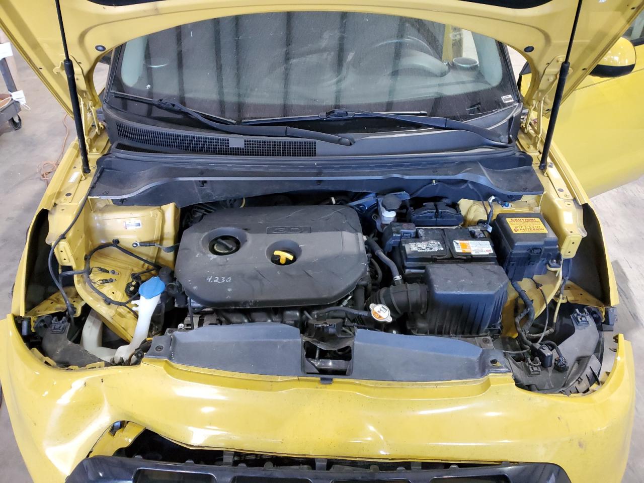 2016 KIA Soul VIN KNDJP3A58G7286421 Copart auction photo, front end damage thumbnail 12