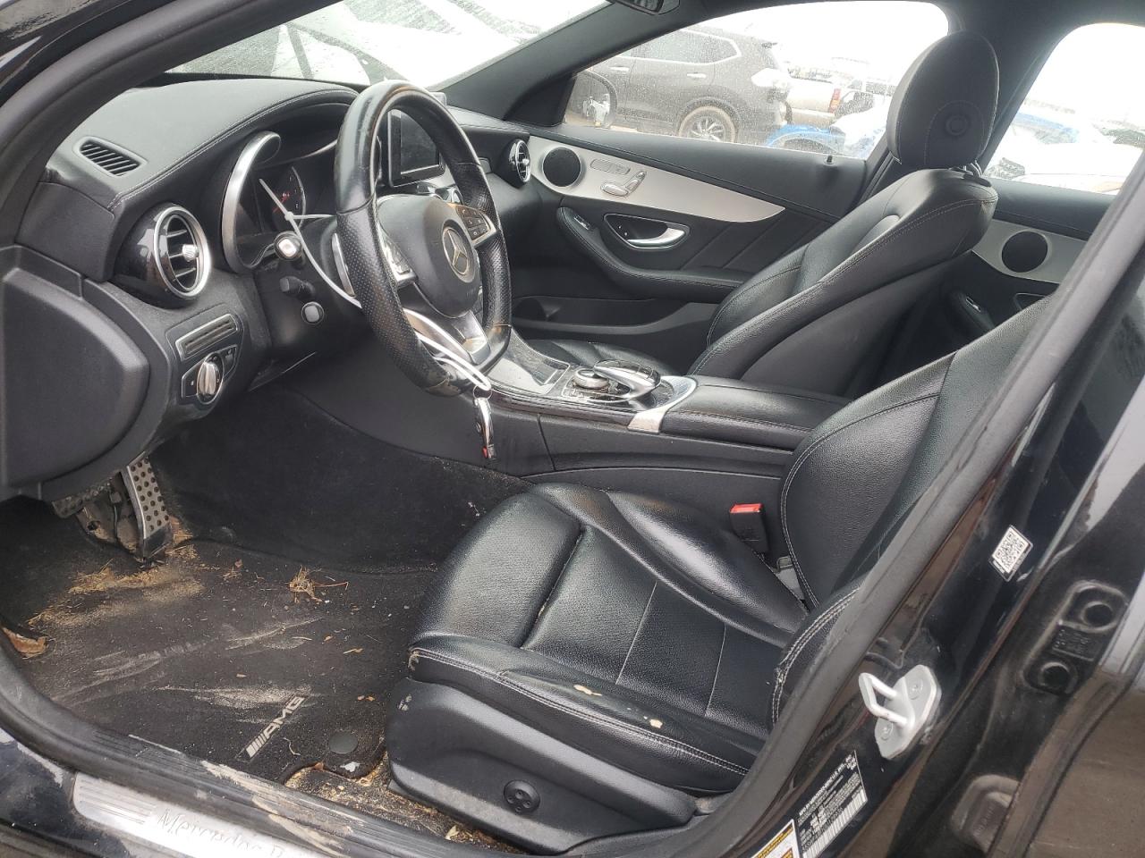 2016 Mercedes-Benz C-klasse VIN 55SWF4JB1GU128936 Copart auction photo, mechanical / minor dent/scratches damage thumbnail 7