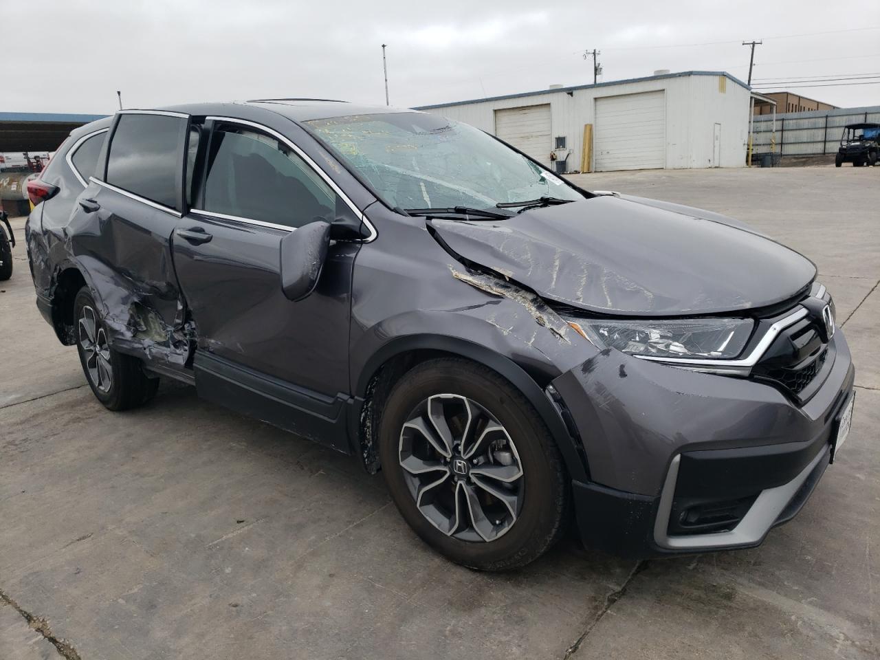 2021 Honda CR-V VIN 5J6RW1H50MA012770 Copart auction photo, all over damage thumbnail 4