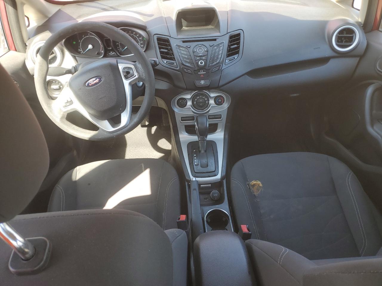 2017 Ford Fiesta VIN 3FADP4BJXHM157639 Copart auction photo, front end / side damage thumbnail 8