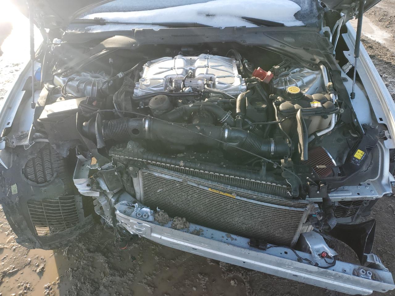 2016 Jaguar XF VIN SAJBD4BVXGCY14583 Copart auction photo, front end / side damage thumbnail 13