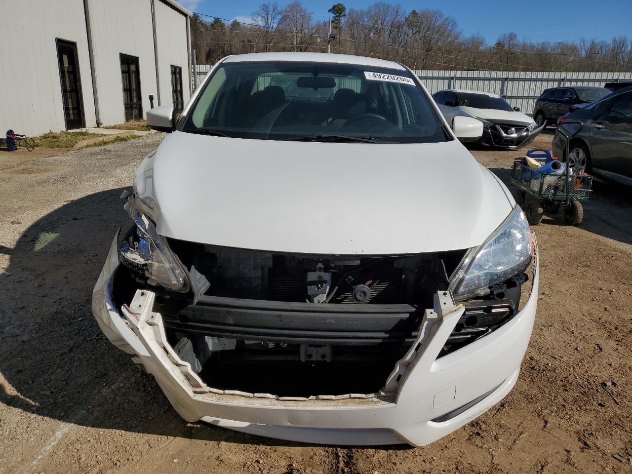 2015 Nissan Sentra VIN 3N1AB7APXFL678773 Copart auction photo, front end damage thumbnail 5