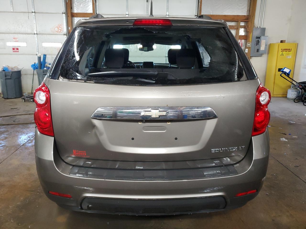 2012 Chevrolet Equinox VIN 2GNALDEK6C6391395 Copart auction photo, front end / rear end damage thumbnail 6