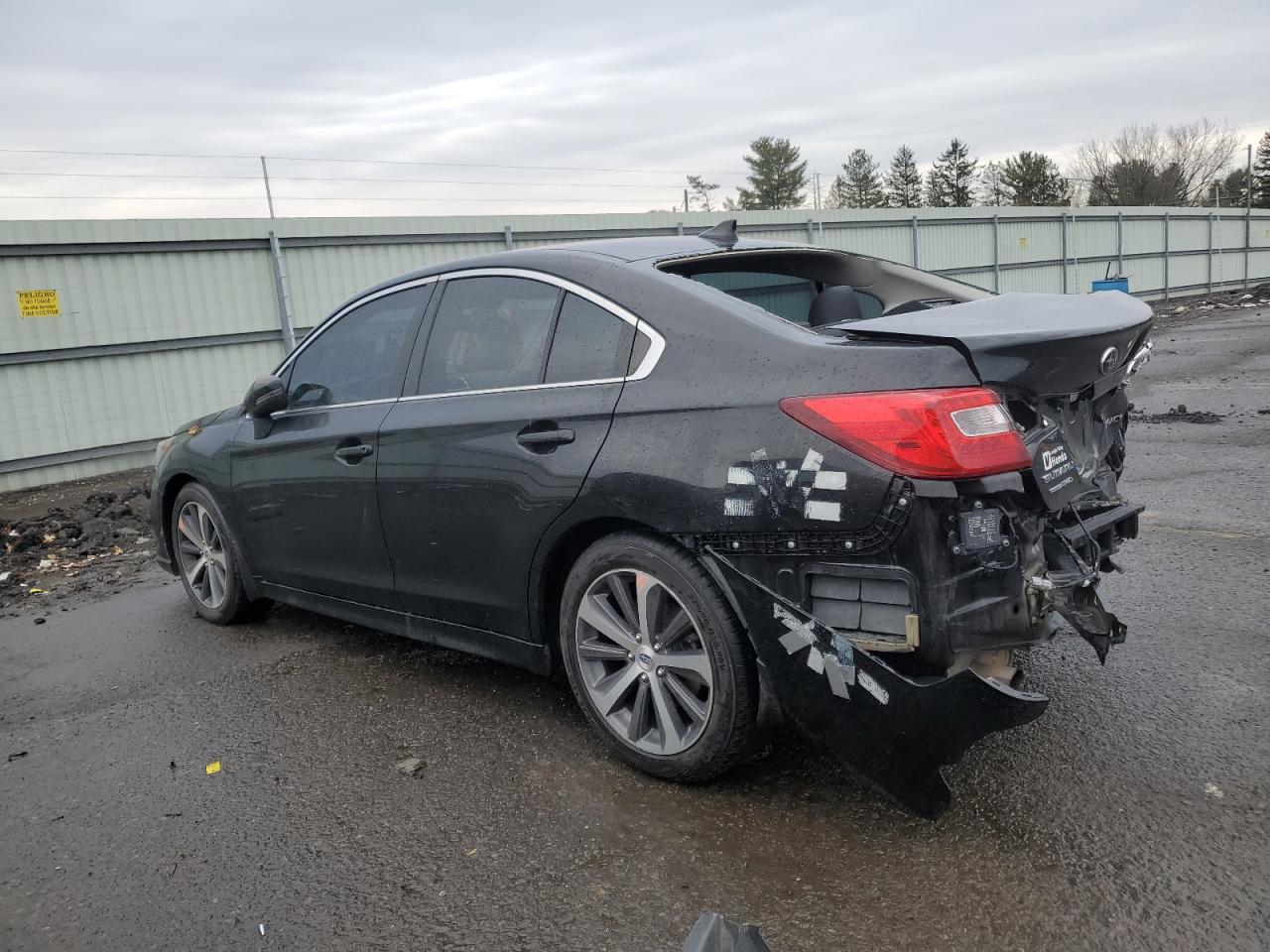2019 Subaru Legacy VIN 4S3BNAN68K3004859 Copart auction photo, rear end damage thumbnail 2
