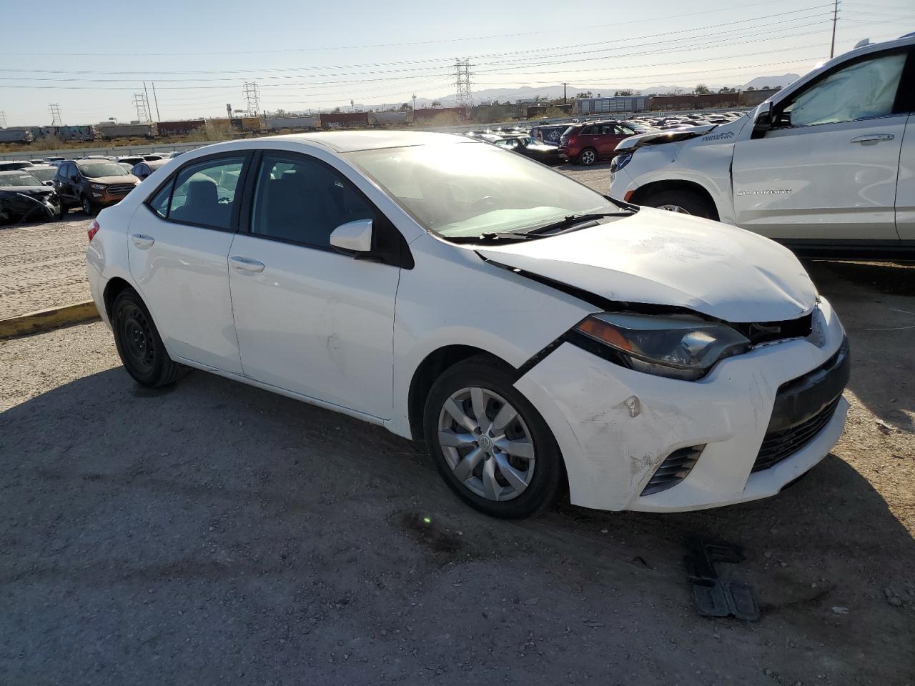 2016 Toyota Corolla VIN 5YFBURHE1GP399454 Copart auction photo, front end damage thumbnail 4
