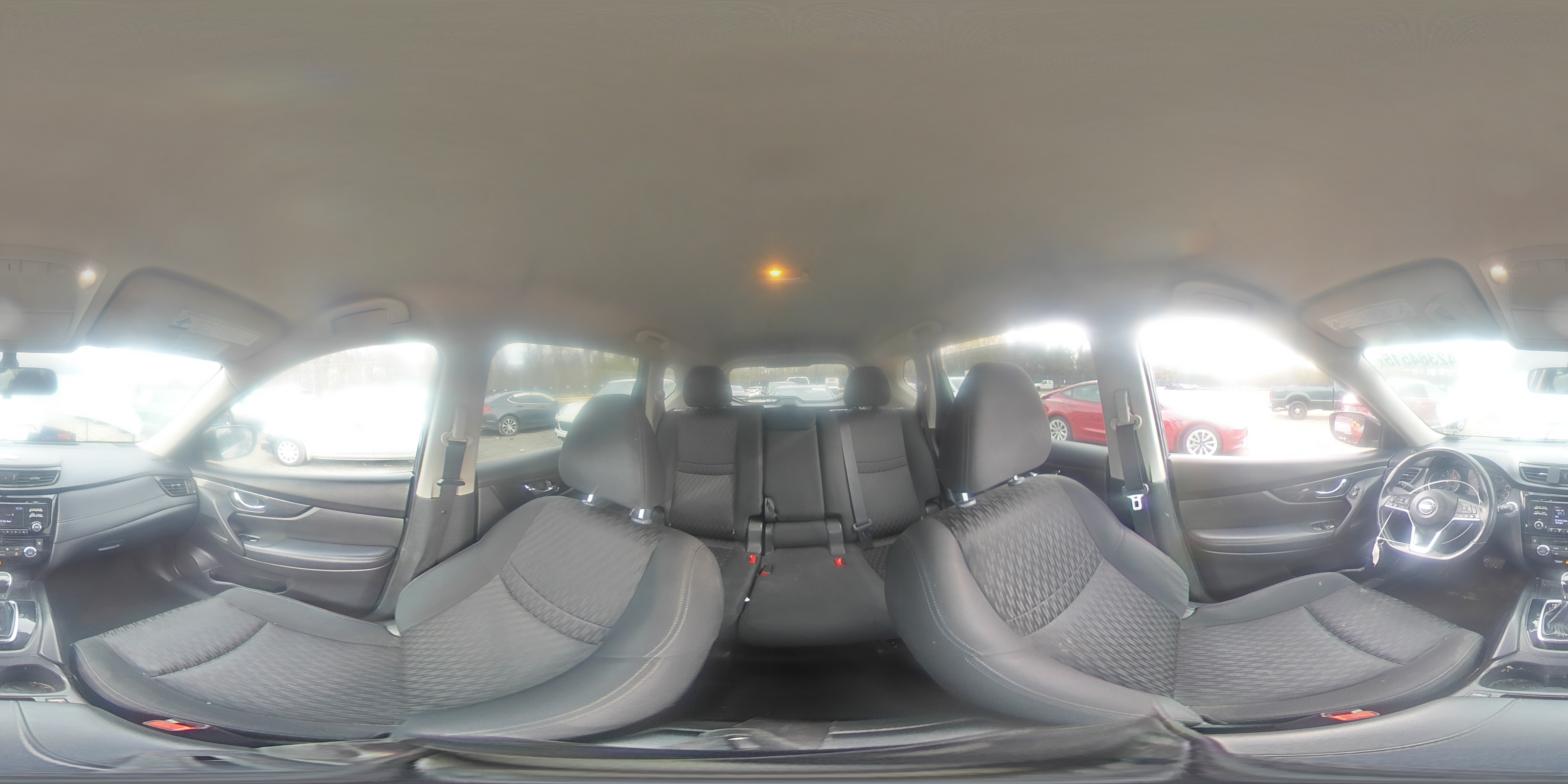 2017 Nissan Rogue VIN KNMAT2MV7HP614642 Copart auction photo, front end / minor dent/scratches damage thumbnail 13