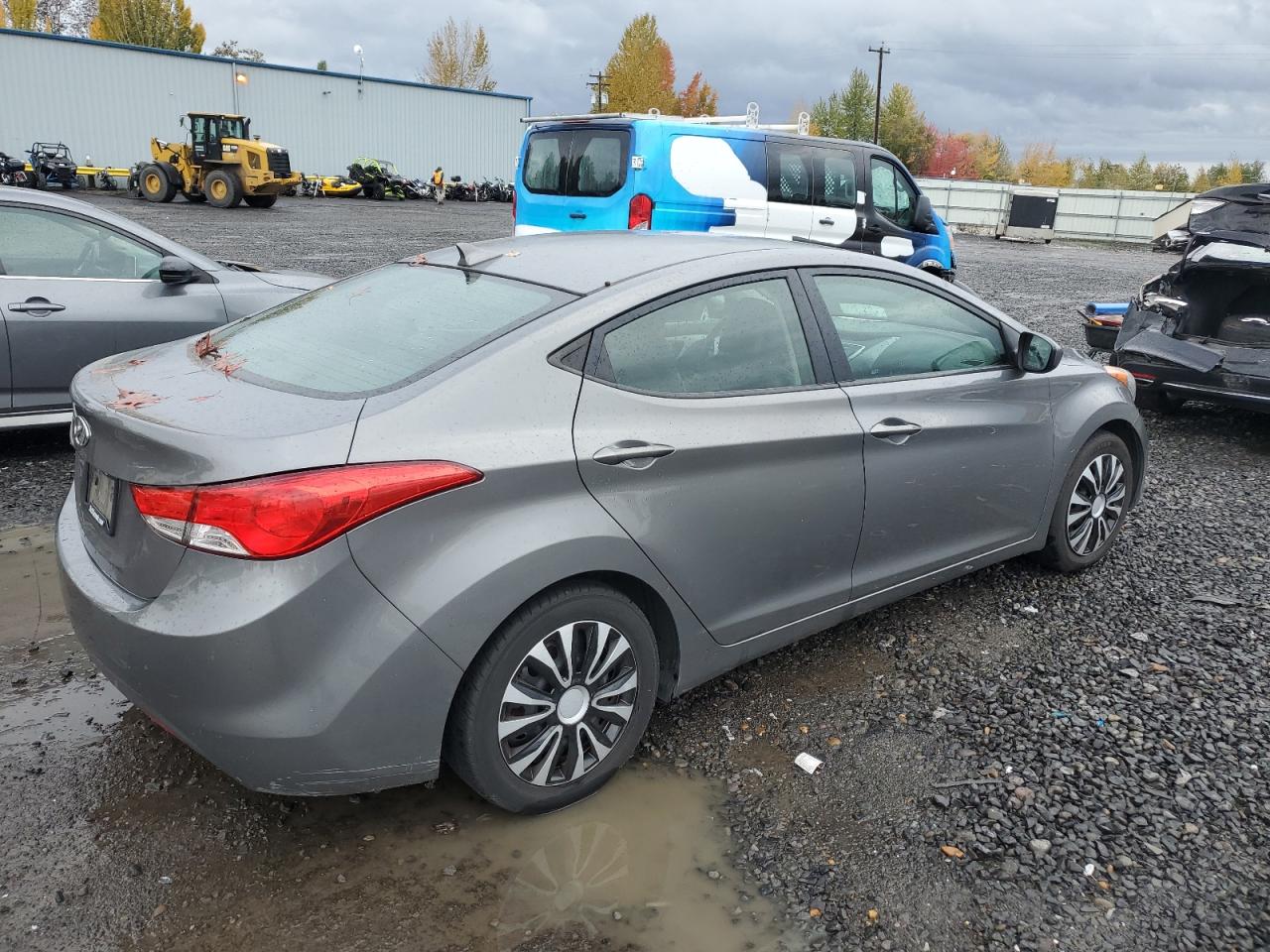 2012 Hyundai Elantra VIN 5NPDH4AE8CH139019 Copart auction photo, front end / undercarriage damage thumbnail 3