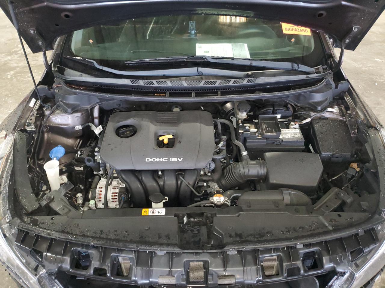 2017 KIA Forte VIN 3KPFK4A78HE130912 Copart auction photo, front end / side damage thumbnail 12
