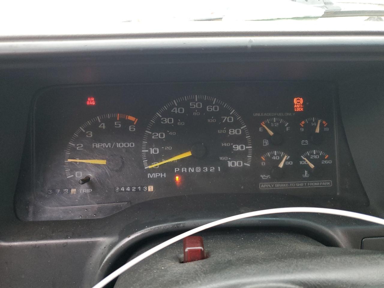 1996 GMC Sierra VIN 2GTEK19R4T1561205 Copart auction photo, front end damage thumbnail 9