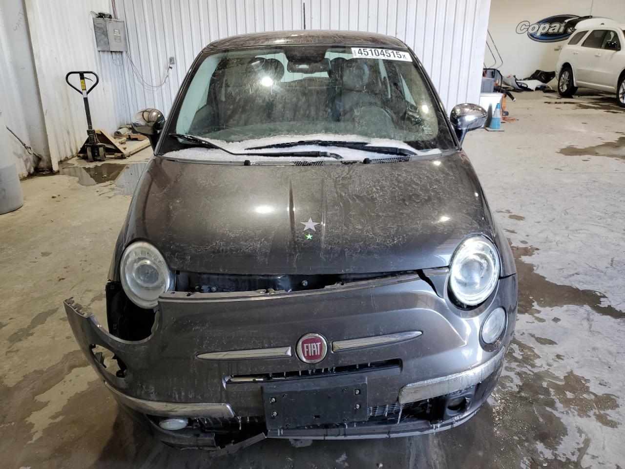 2014 Fiat 500 VIN 3C3CFFCR9ET279648 Copart auction photo, front end damage thumbnail 5