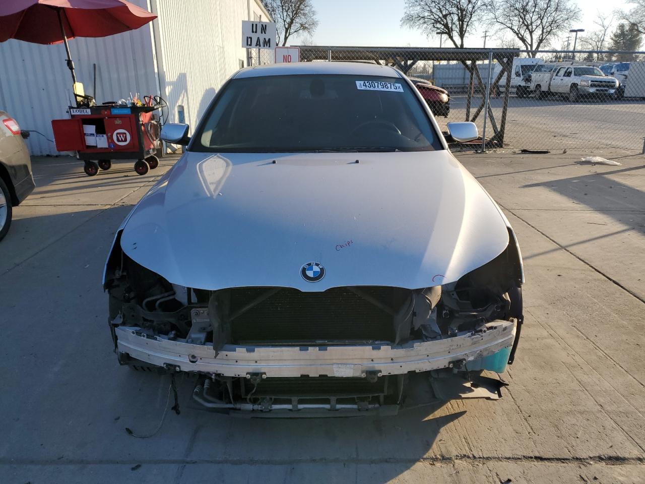 2008 BMW 5er VIN WBANV93538CW56834 Copart auction photo, front end damage thumbnail 5