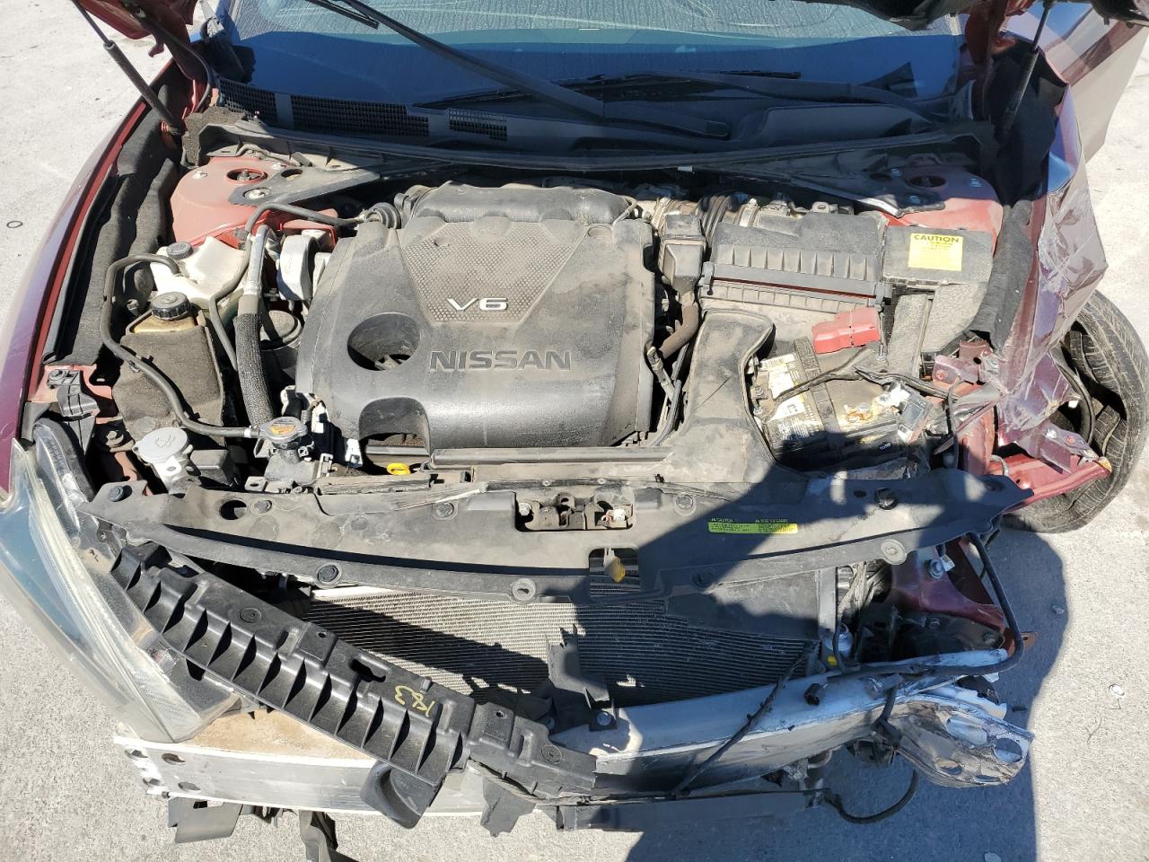 2017 Nissan Maxima VIN 1N4AA6APXHC391593 Copart auction photo, front end damage thumbnail 12