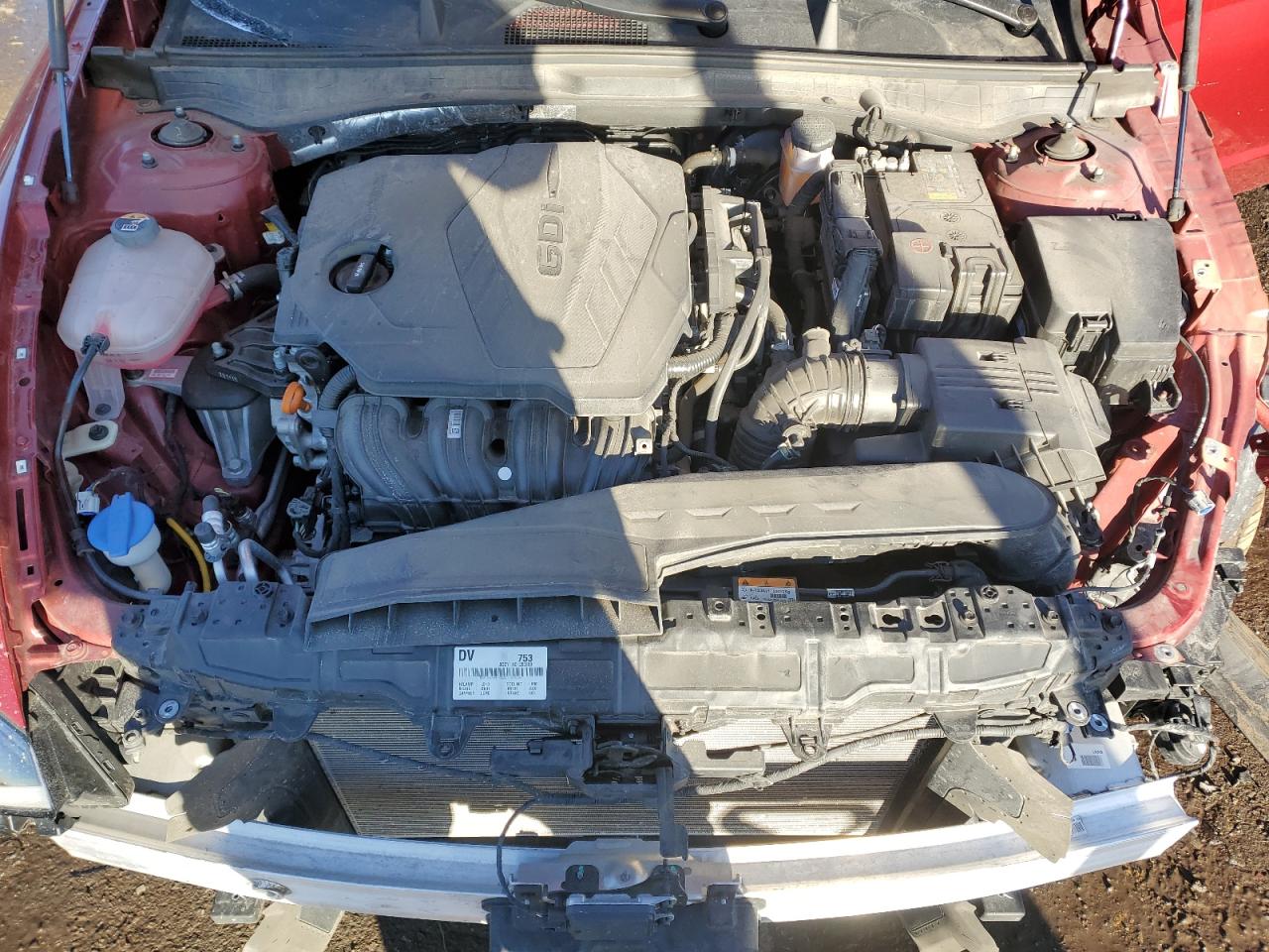 2023 Hyundai Sonata VIN KMHL64JA2PA292499 Copart auction photo, front end damage thumbnail 11