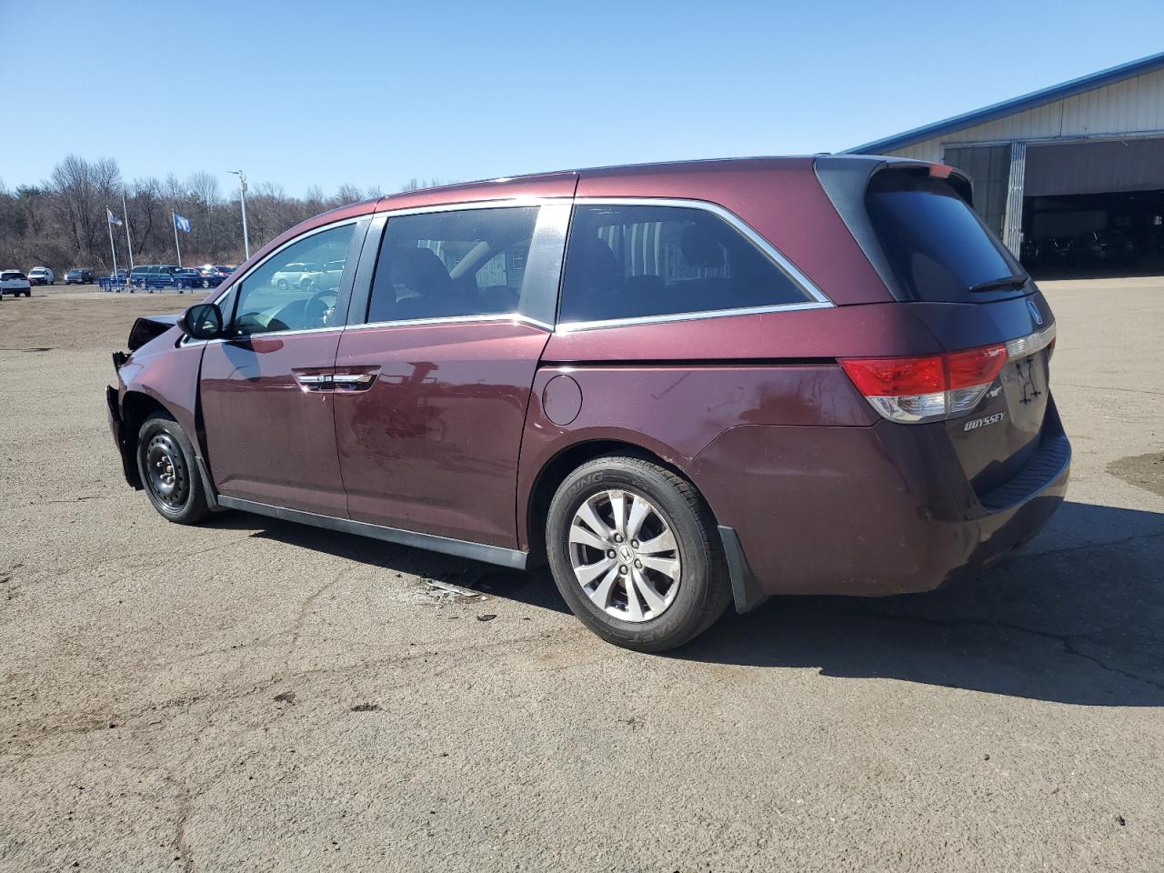 2014 Honda Odyssey VIN 5FNRL5H67EB014846 Copart auction photo, front end damage thumbnail 2