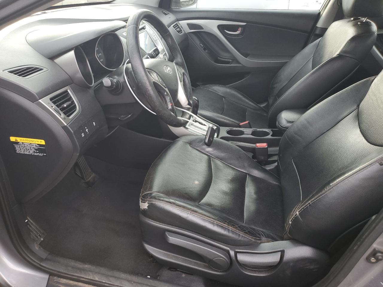 2012 Hyundai Elantra VIN KMHDH4AE9CU396207 Copart auction photo, all over / mechanical damage thumbnail 7