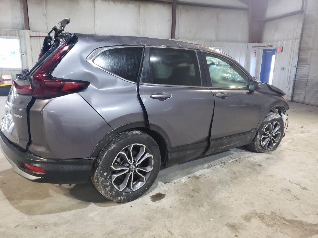 2022 Honda CR-V VIN 2HKRW2H56NH629595 Copart auction photo, rollover damage thumbnail 3