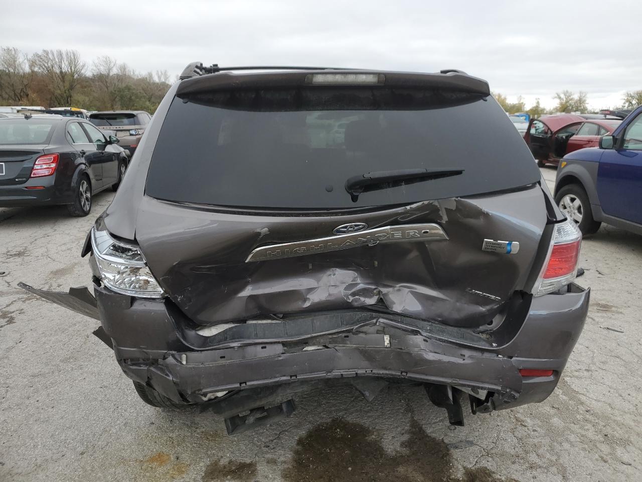 2012 Toyota Highlander VIN JTEDC3EH1C2010467 Copart auction photo, front end damage thumbnail 6