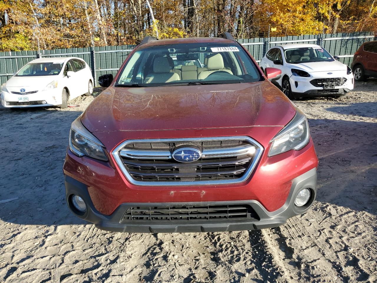 2019 Subaru Outback VIN 4S4BSANC8K3284437 Copart auction photo, rear end / side damage thumbnail 5