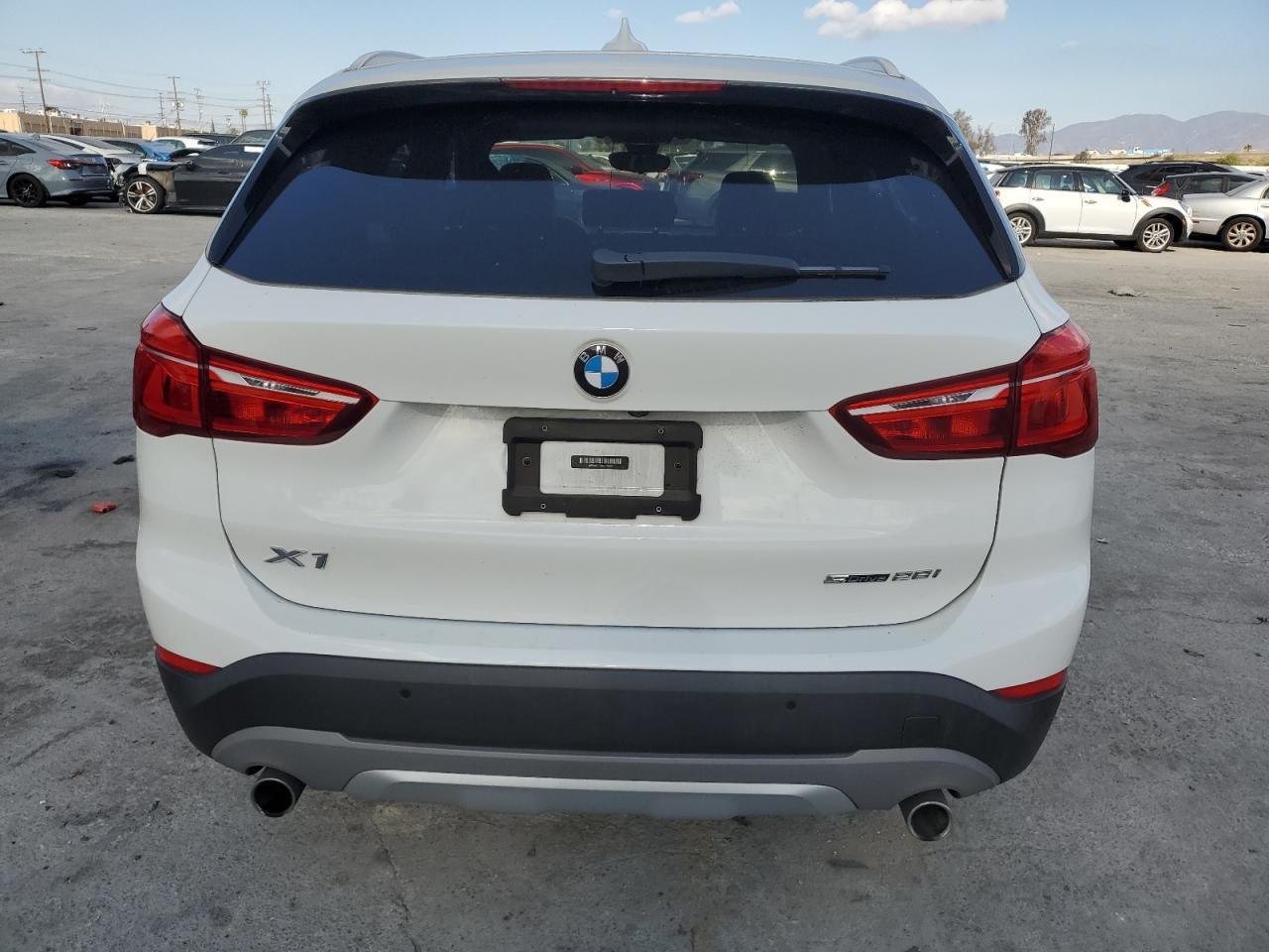 2019 BMW X1 VIN WBXHU7C54K3H44277 Copart auction photo, front end / side damage thumbnail 6