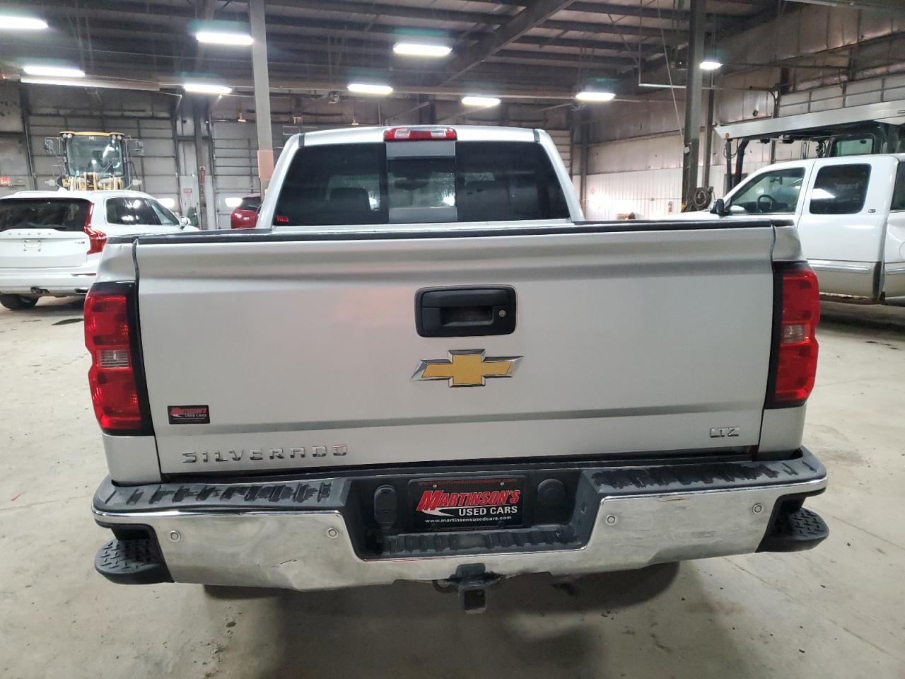 2014 Chevrolet Silverado VIN 3GCPCSEJ8EG533235 Copart auction photo, front end / side damage thumbnail 6