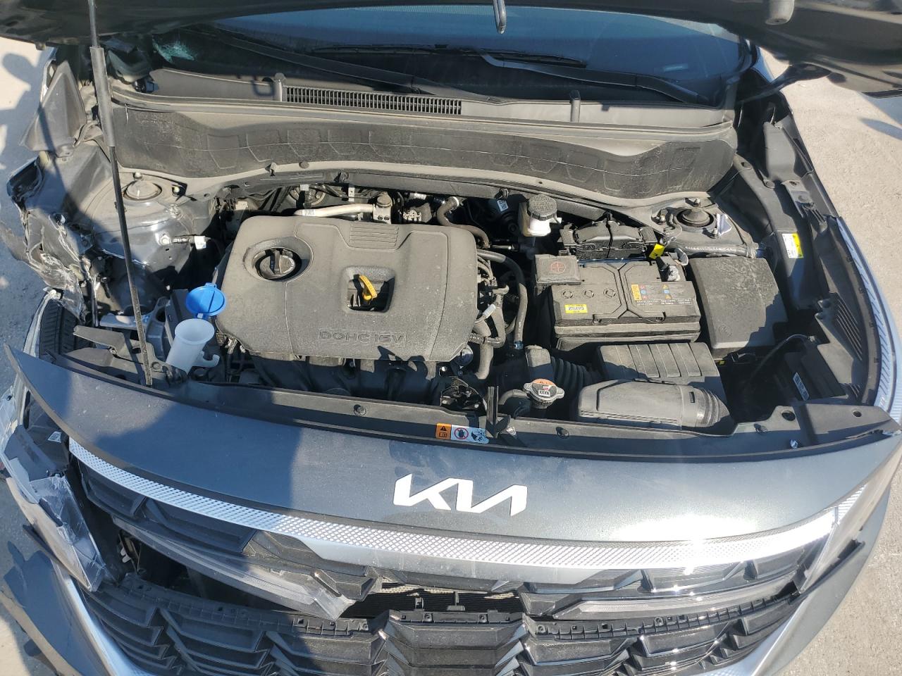 2024 KIA Seltos VIN KNDERCAA9R7580342 Copart auction photo, front end / side damage thumbnail 14