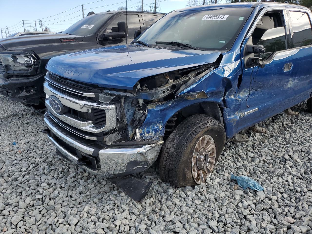 2022 Ford F250 VIN 1FT7W2BT5NEE44968 Copart auction photo, all over damage thumbnail 9