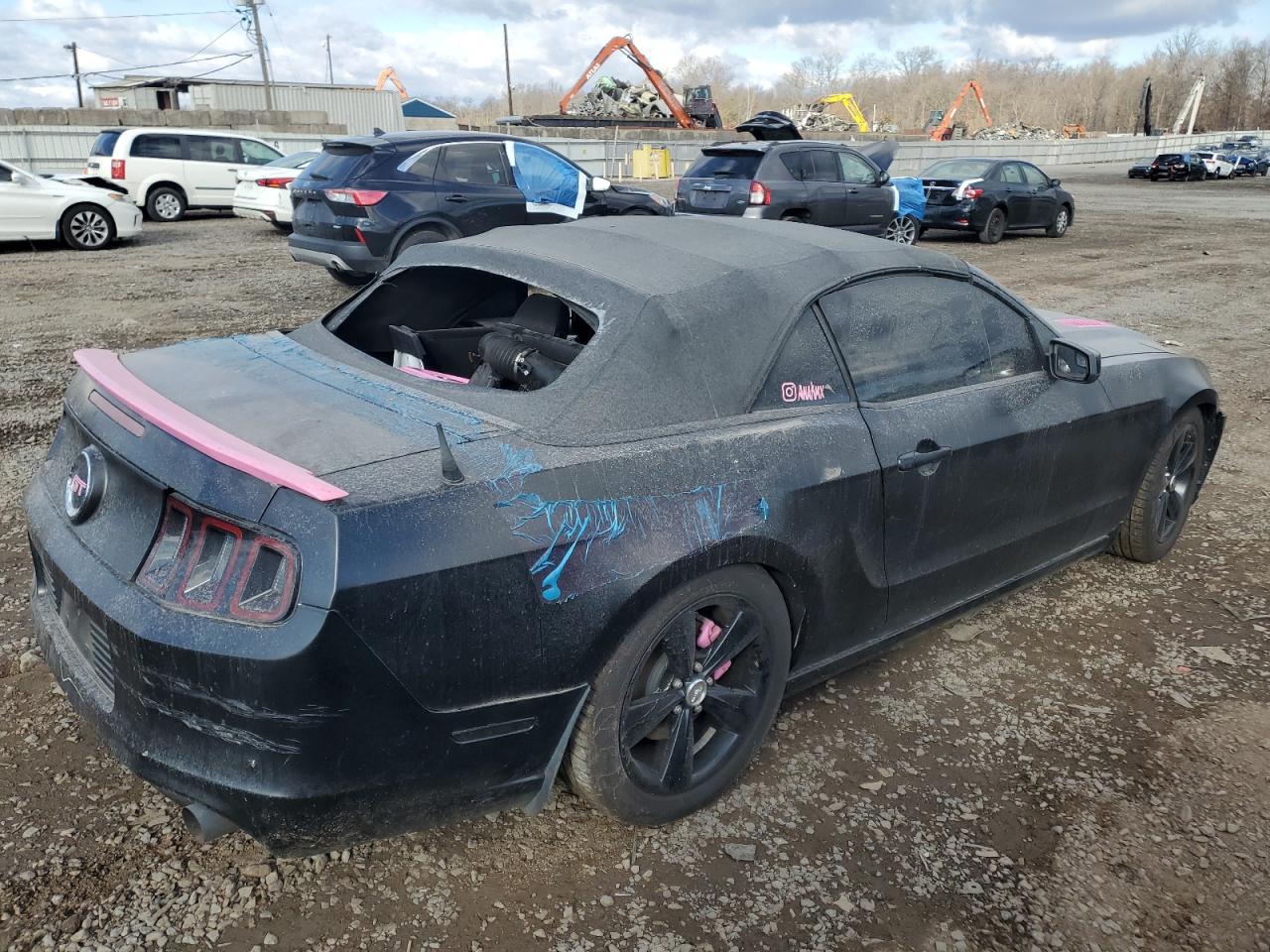 2014 Ford Mustang VIN 1ZVBP8FF8E5239401 Copart auction photo, water/flood damage thumbnail 3