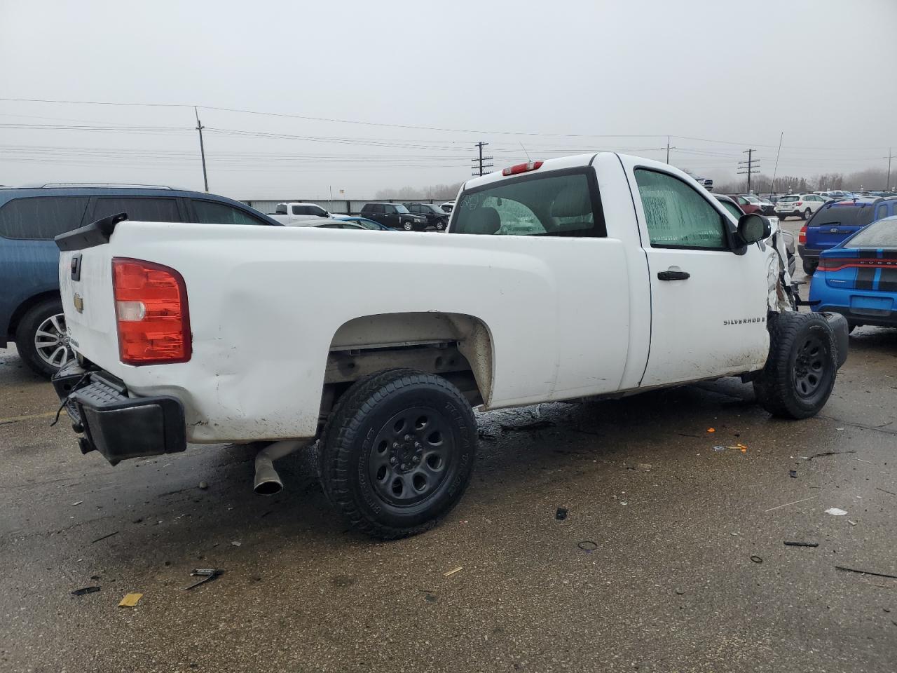 2008 Chevrolet Silverado VIN 1GCEC14C28E120663 Copart auction photo, all over damage thumbnail 3