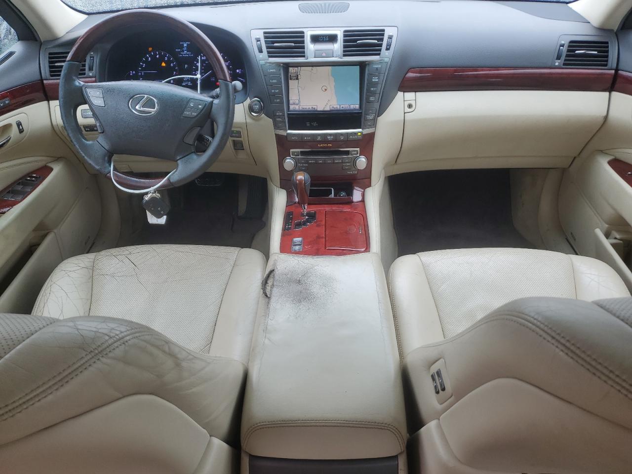2011 Lexus LS VIN JTHCL5EF9B5010769 Copart auction photo, front end / rear end damage thumbnail 8
