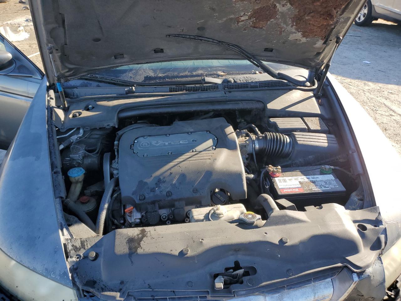 2004 Acura TL VIN 19UUA66284A073192 Copart auction photo, front end / side damage thumbnail 11