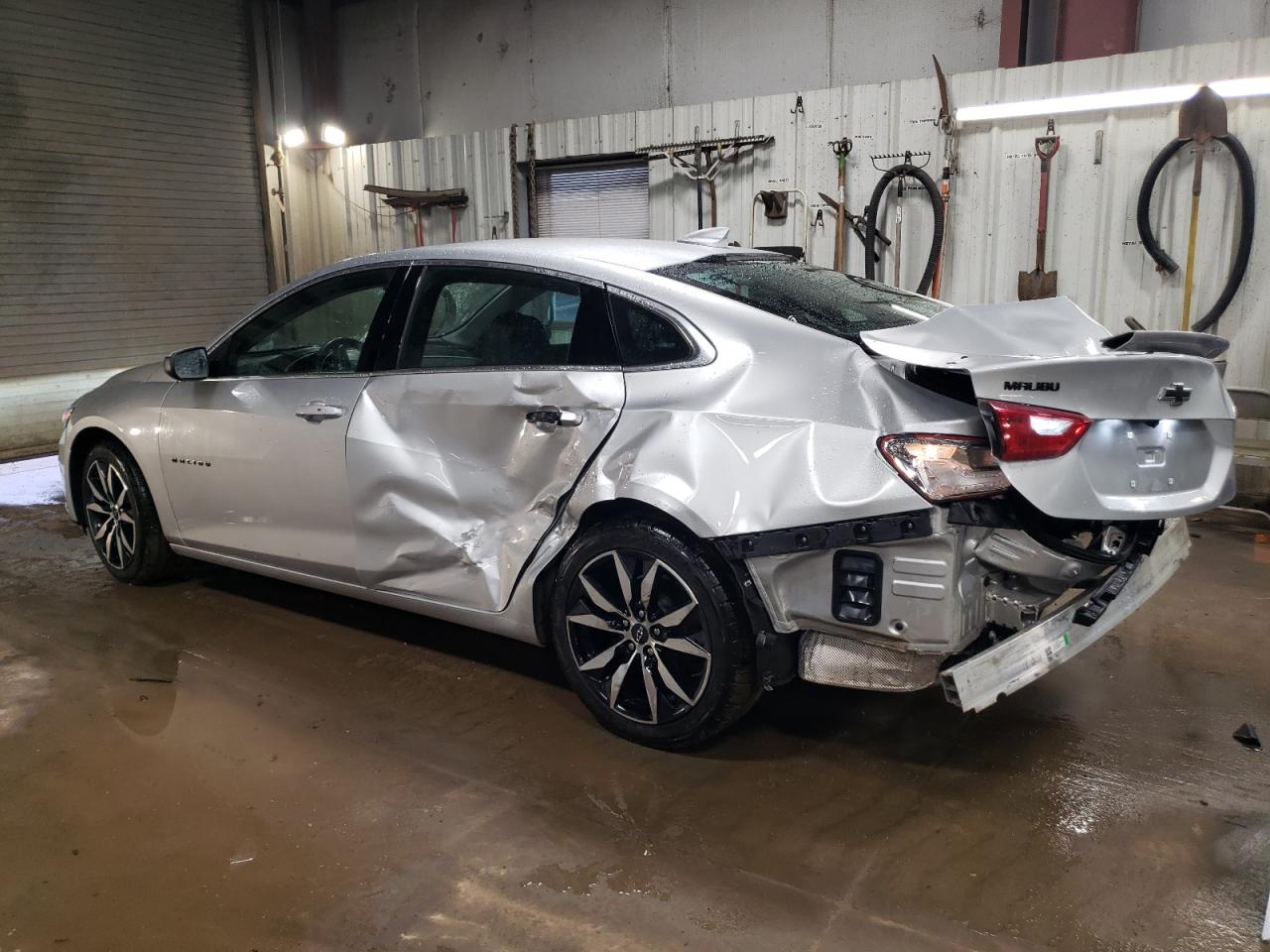 2021 Chevrolet Malibu VIN 1G1ZG5ST3MF042326 Copart auction photo, rear end / side damage thumbnail 2