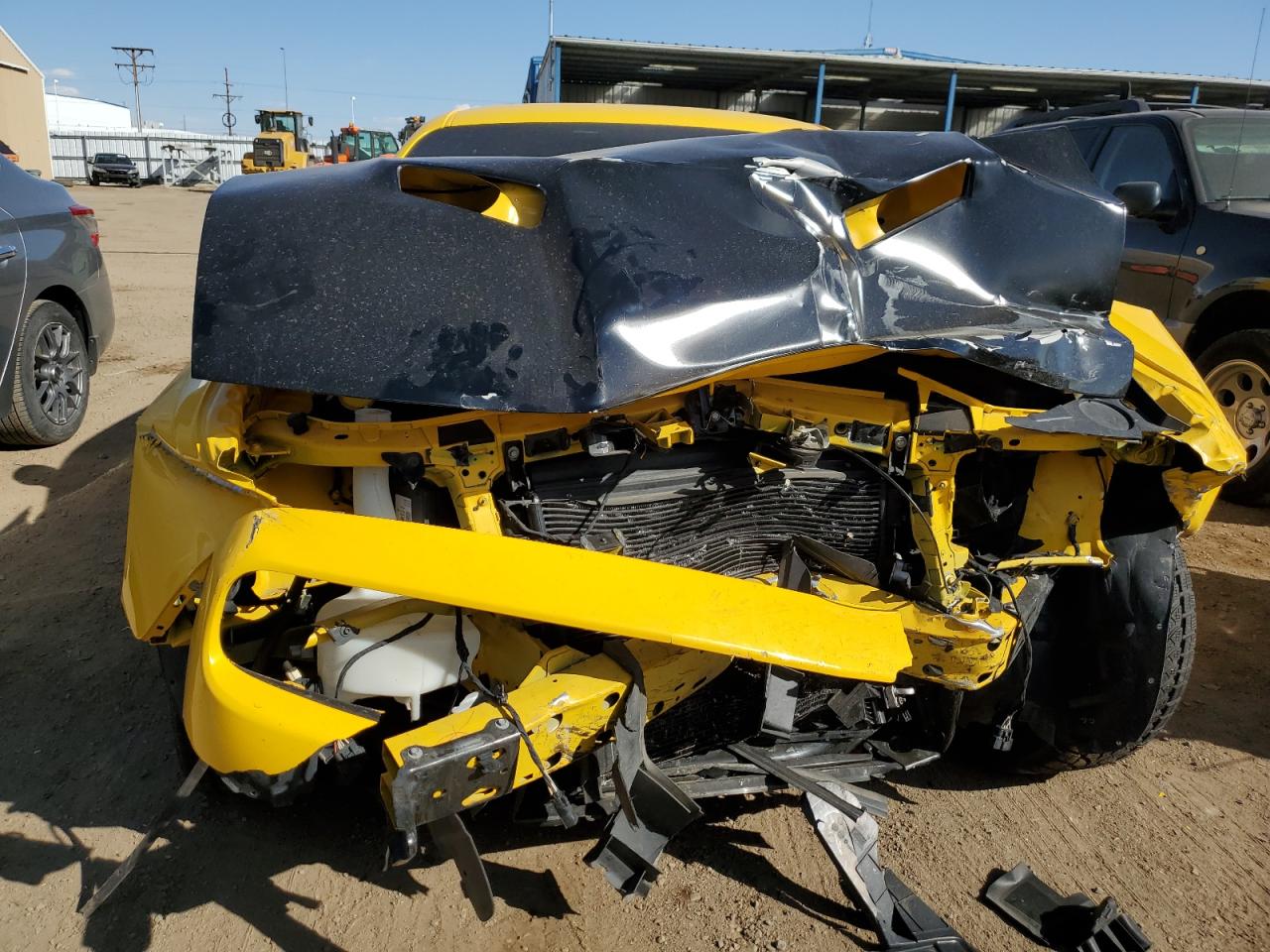 2017 Dodge Challenger VIN 2C3CDZAG4HH503110 Copart auction photo, front end / side damage thumbnail 5