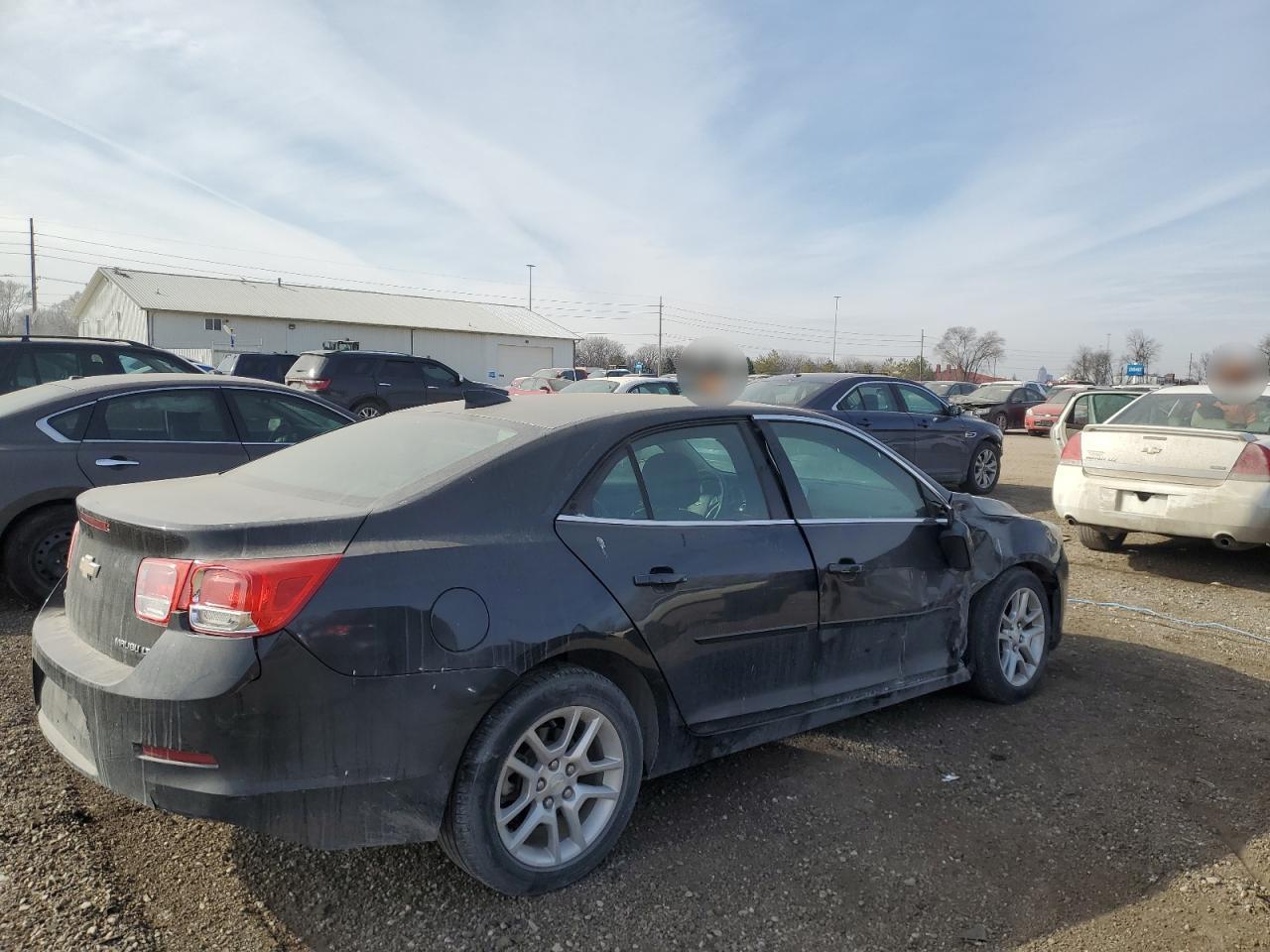 2015 Chevrolet Malibu VIN 1G11C5SL7FF105973 Copart auction photo, front end / side damage thumbnail 3
