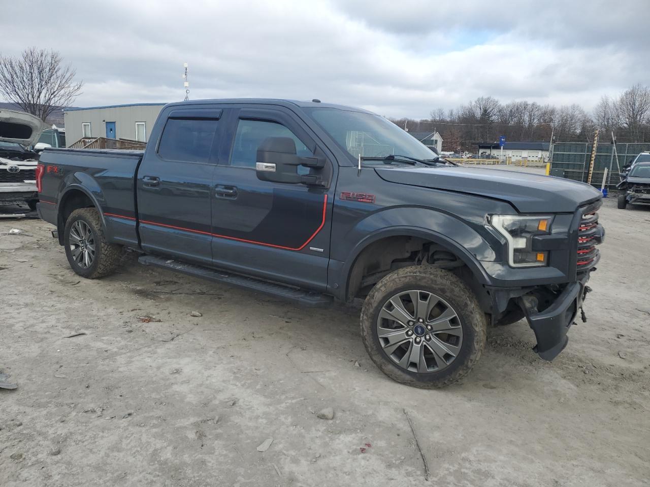 2016 Ford F-150 VIN 1FTFW1EG9GFC92565 Copart auction photo, front end / side damage thumbnail 4