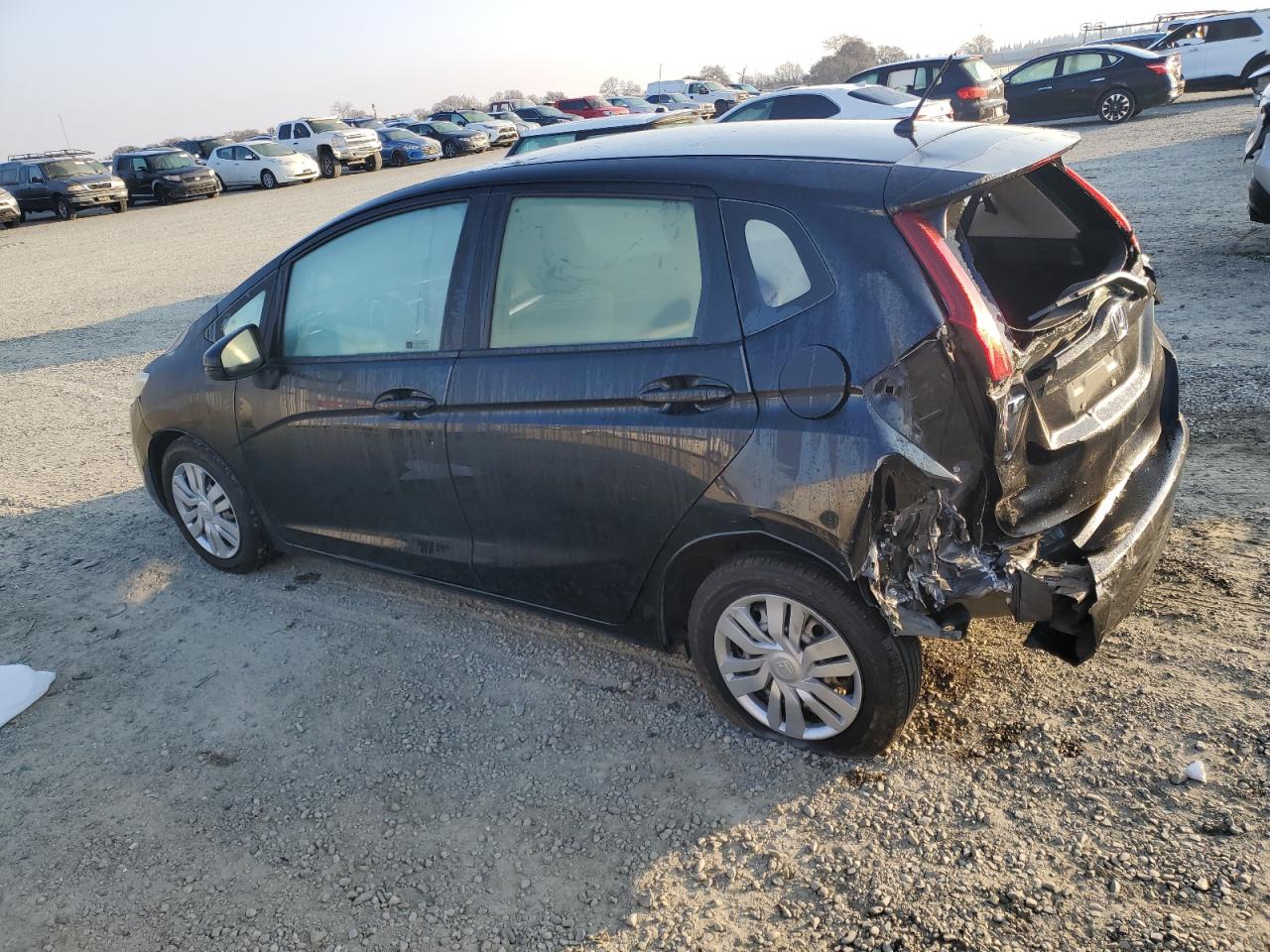 2017 Honda Fit VIN JHMGK5H59HS019683 Copart auction photo, rear end / side damage thumbnail 2