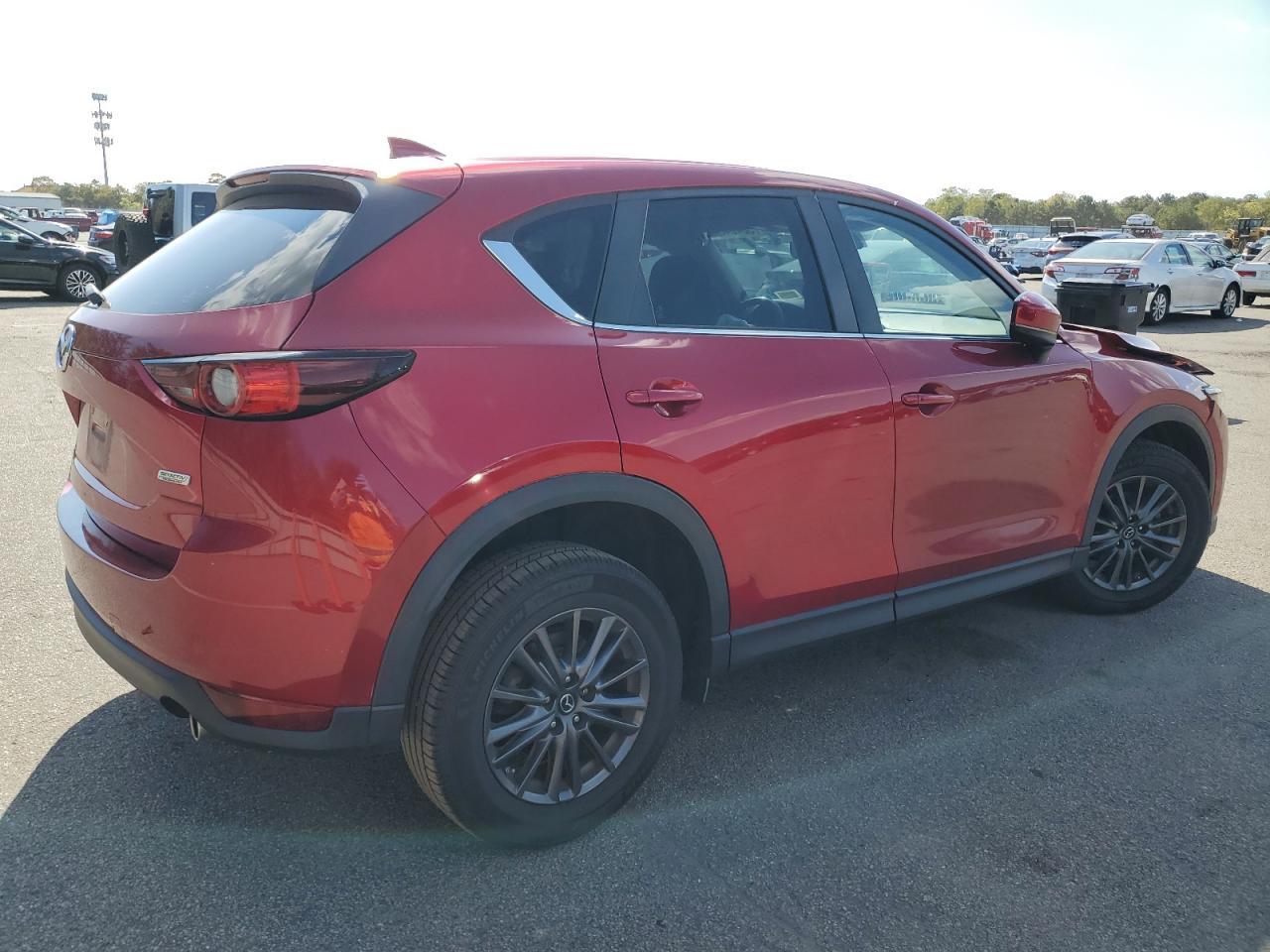 2019 Mazda CX-5 VIN JM3KFBCM2K1646002 Copart auction photo, front end / side damage thumbnail 3