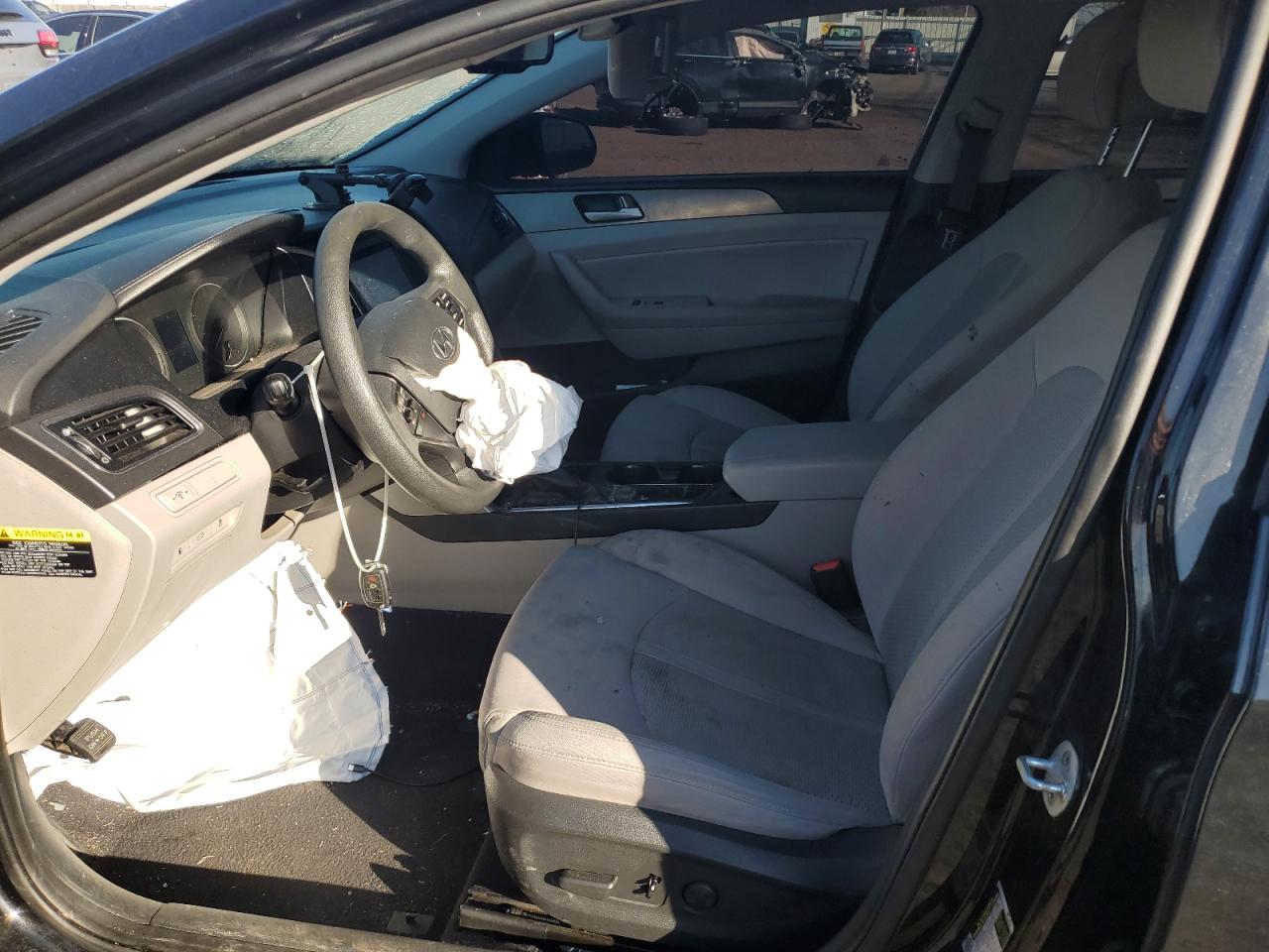 2017 Hyundai Sonata VIN 5NPE34AF4HH461580 Copart auction photo, front end / rear end damage thumbnail 7