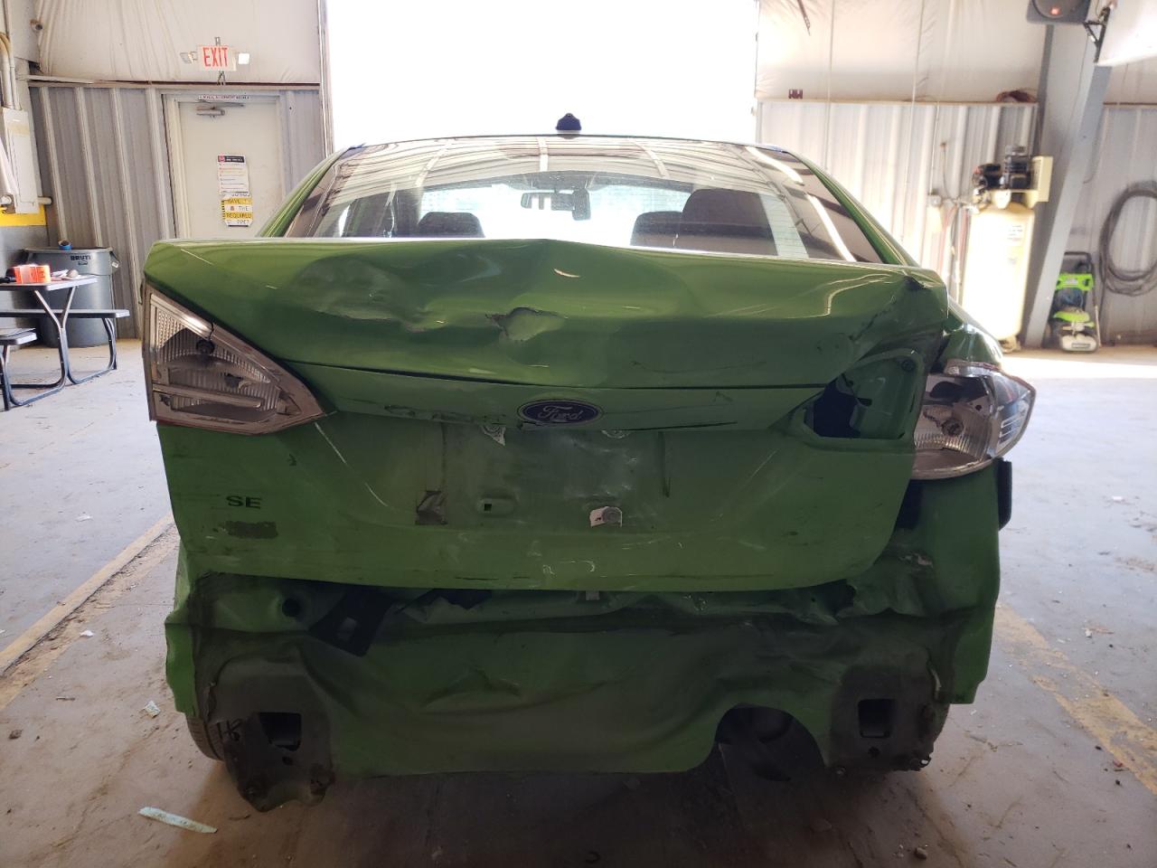2014 Ford Fiesta VIN 3FADP4BJ0EM147536 Copart auction photo, all over damage thumbnail 6