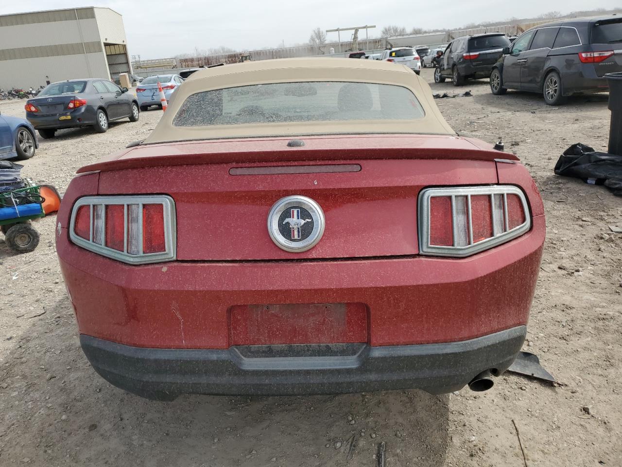 2010 Ford Mustang VIN 1ZVBP8EN6A5127893 Copart auction photo, front end damage thumbnail 6