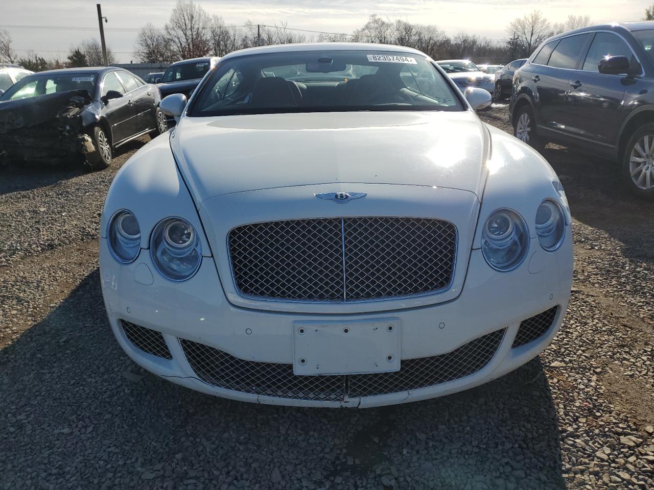 2008 Bentley Continental VIN SCBCR73W38C055292 Copart auction photo, front end damage thumbnail 5