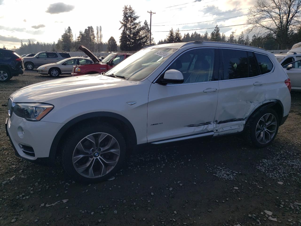 2017 BMW X3 VIN 5UXWX9C31H0W75494