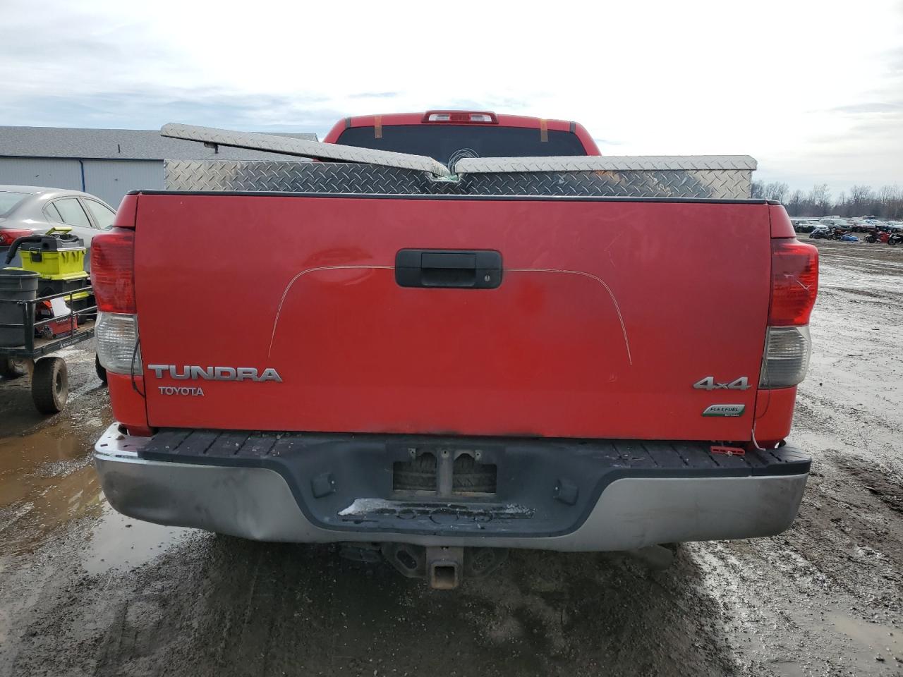2010 Toyota Tundra VIN 5TFUW5F16AX121492 Copart auction photo, front end / rear end damage thumbnail 6
