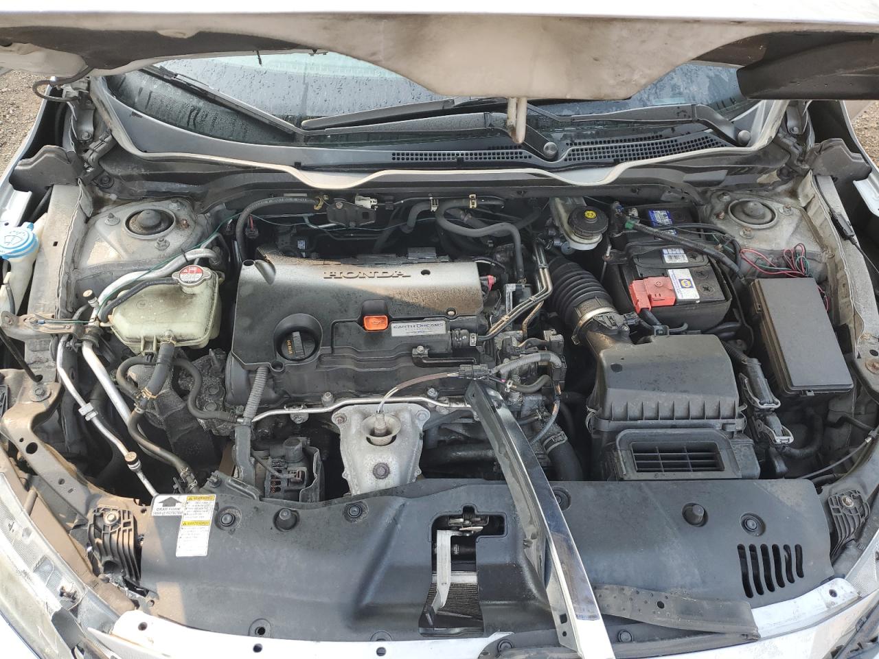 2017 Honda Civic VIN 2HGFC2F59HH011037 Copart auction photo, front end damage thumbnail 11