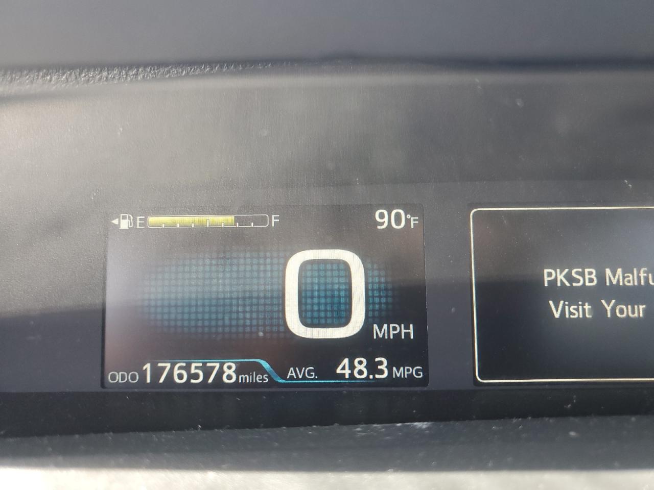 2019 Toyota Prius VIN JTDKARFU3K3074955 Copart auction photo, front end damage thumbnail 9