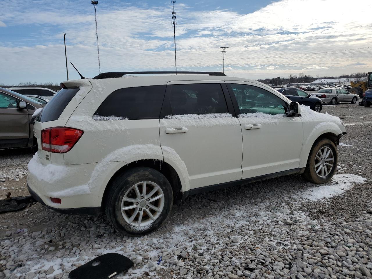 2014 Dodge Journey VIN 3C4PDCBG9ET250684 Copart auction photo, front end damage thumbnail 3