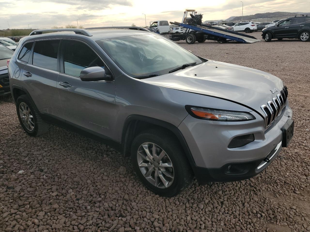 2014 Jeep Grand Cherokee VIN 1C4PJMDS1EW144949 Copart auction photo, front end damage thumbnail 4
