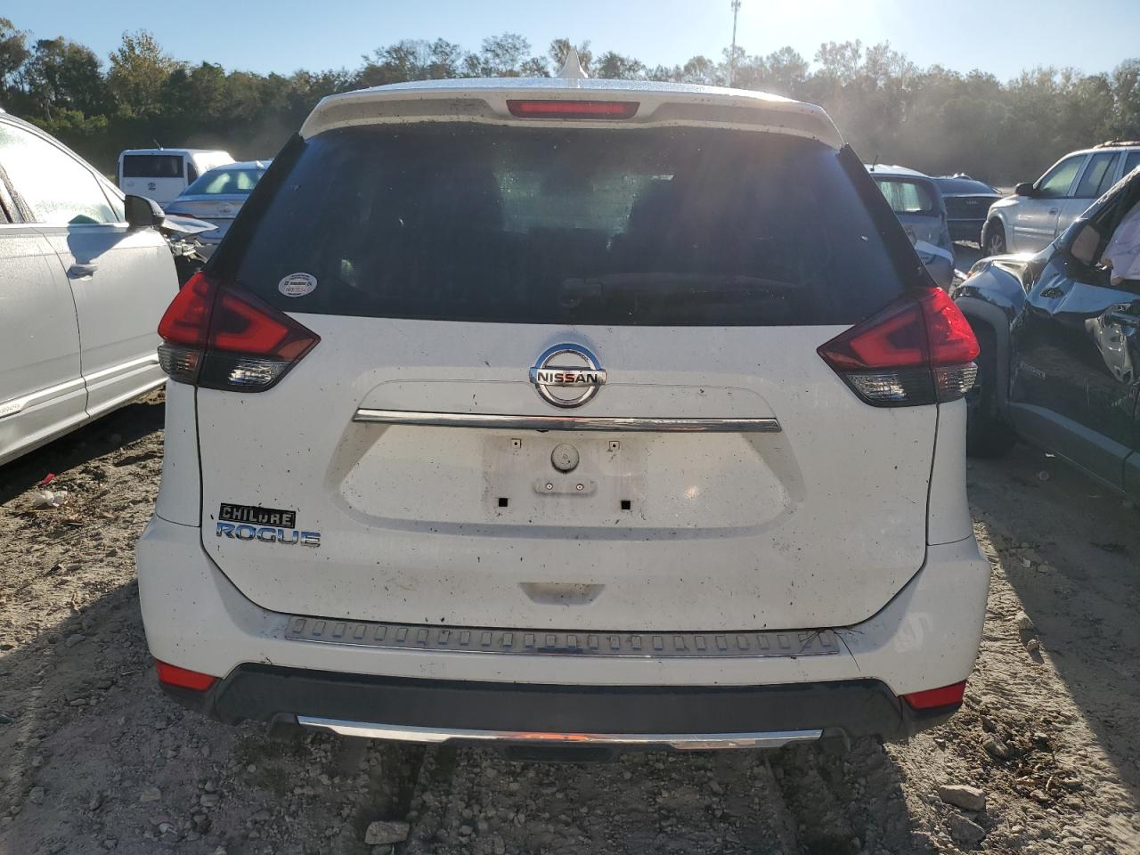 2018 Nissan Rogue VIN KNMAT2MT2JP565371 Copart auction photo, top/roof damage thumbnail 6