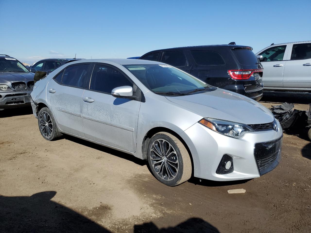 2016 Toyota Corolla VIN 2T1BURHE9GC689988 Copart auction photo, rear end / side damage thumbnail 4