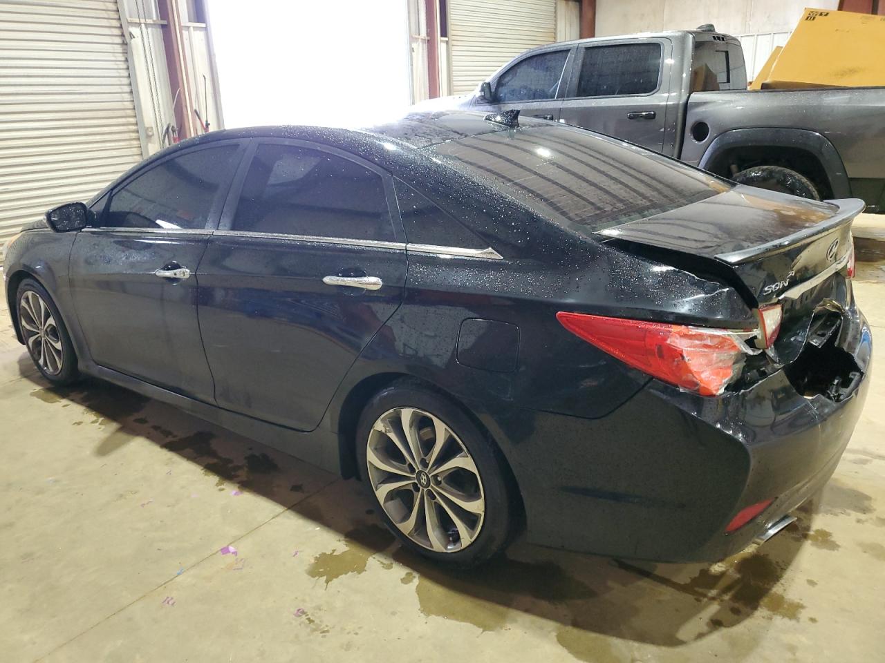 2014 Hyundai Sonata VIN 5NPEC4AC0EH823714 Copart auction photo, rear end damage thumbnail 2